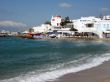waterfront of Mykonos island