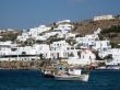 waterfront of Mykonos island