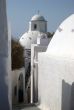 narrow street on a greek island
