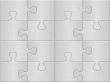 gray puzzle plane surface background