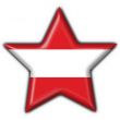 Austrian button flag star shape