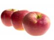 Three Big red apples