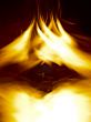 burning flame