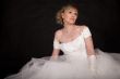 Woman in wedding gown
