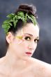 Flower eye makeup