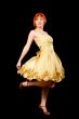 Redhead in yellow dress