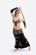 Belly dancer in black