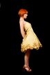 Redhead in yellow dress