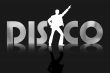 illustration of a colorful disco placard