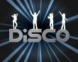 illustration of a colorful disco placard