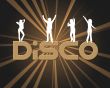 illustration of a colorful disco placard