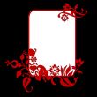 abstract flower frame