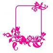 abstract flower frame