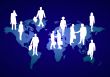 business people around the globe