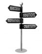 business slogan road sign