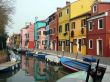 colorful houses of Burano Island in venice