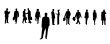 business people silhouettes