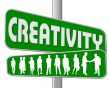 business people and slogan street sign