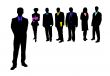 business people silhouettes