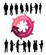 business slogan circle
