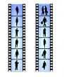 business people on film reel