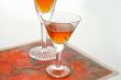 Wine glasses with cognac