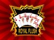poker royal flush logo