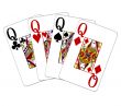 poker playing cards four of a kind