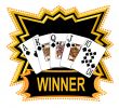 poker royal flush logo