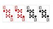 poker playing cards four of a kind