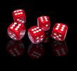 gambling with red dice