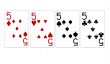 poker playing cards four of a kind