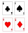 poker playing cards four of a kind