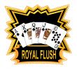 poker royal flush logo