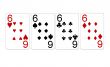 poker playing cards four of a kind