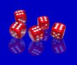 gambling with red dice