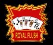 Poker Cards Royal Flush Logo