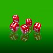 gambling with red dice