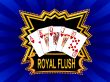 Poker Cards Royal Flush Logo