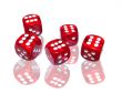 gambling with red dice