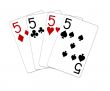 poker playing cards four of a kind