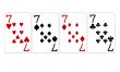 poker playing cards four of a kind