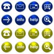 set of online shop buttons