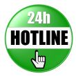 isolated 24h hotline button