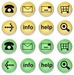 set of online shop buttons
