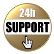 isolated 24h support button