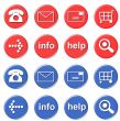 set of online shop buttons