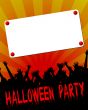 Halloween Party Placard