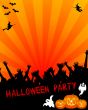 Halloween Party Placard