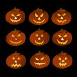 Background with Halloween Pumpkin